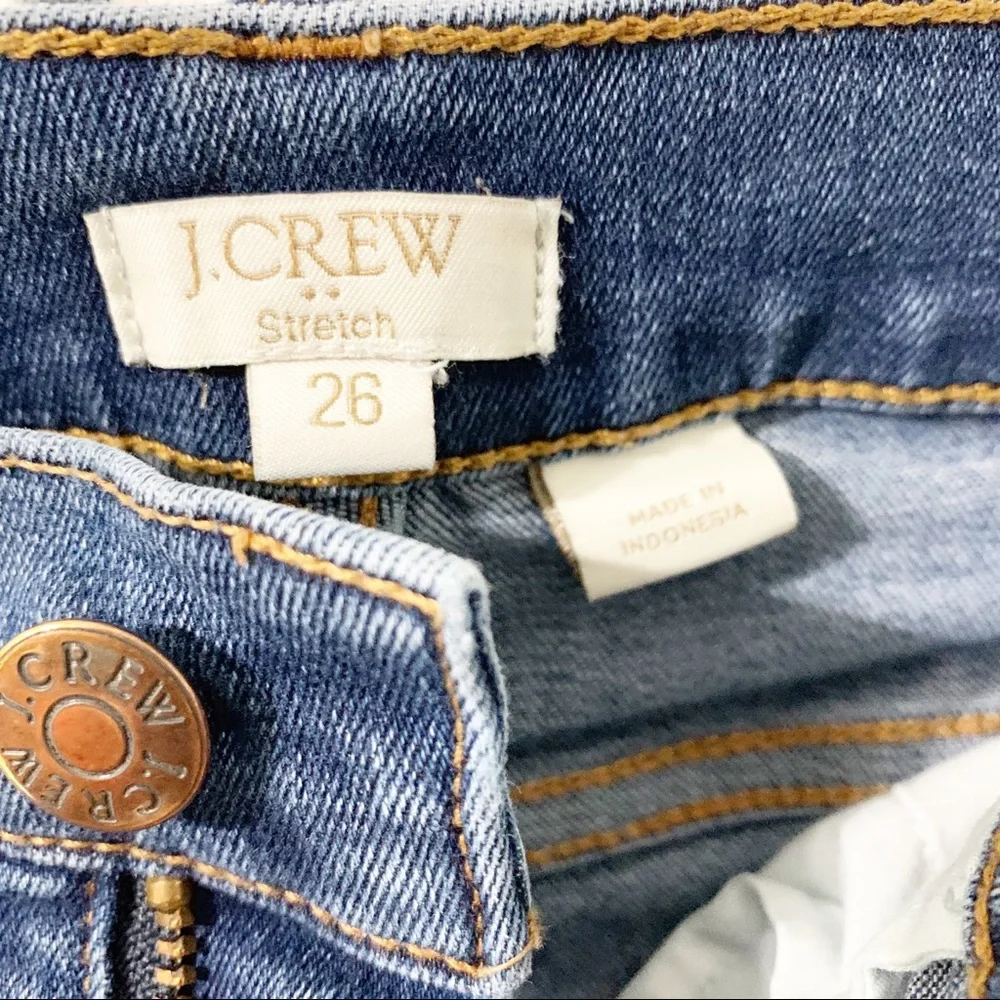 J. Crew Factory Stretch High Rise Skinny Jeans Medium Wash Size 26 Style C9201